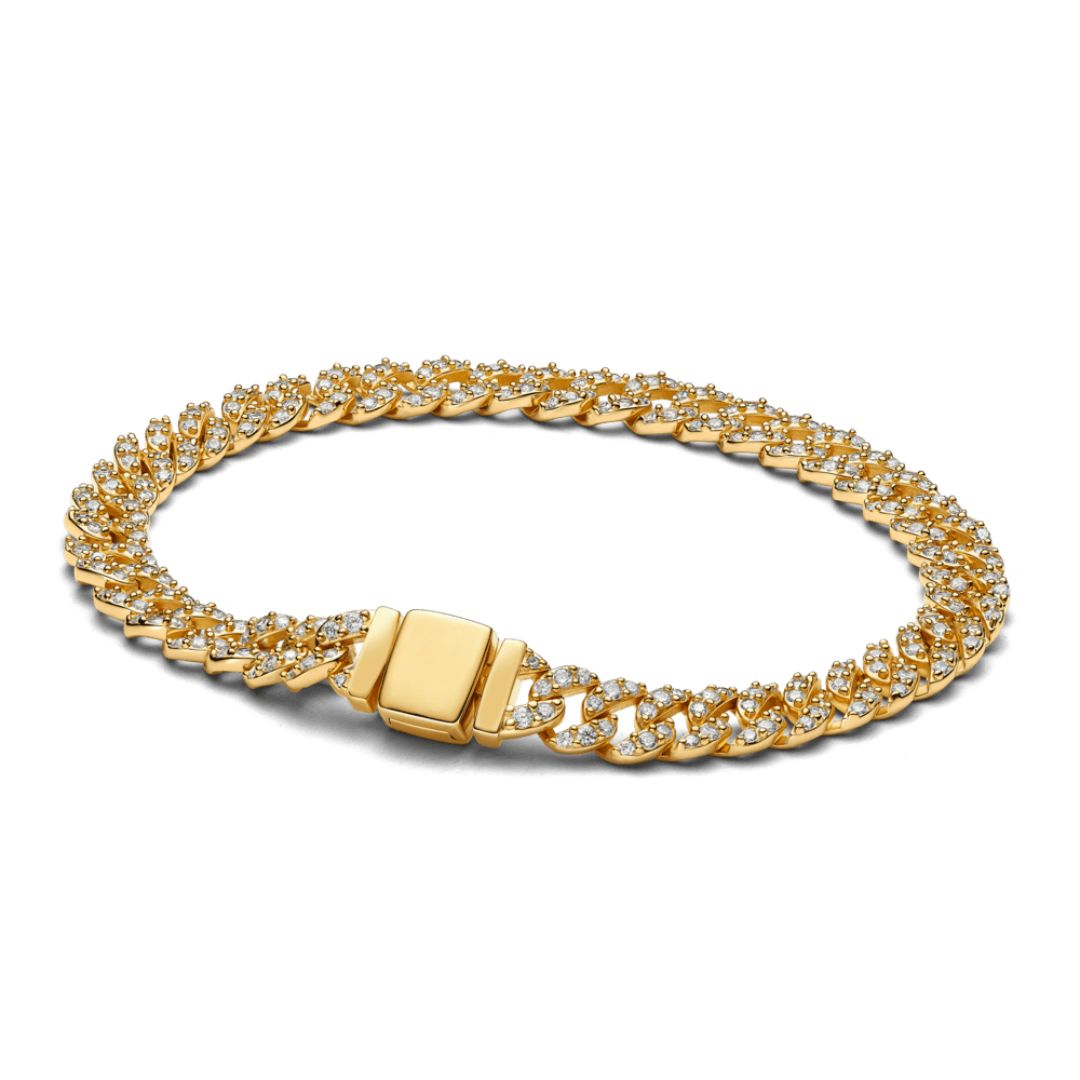 Moissaniet Cubaanse Armband | 18k Goud