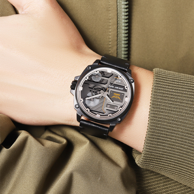 van Wennink© - Kwarts Leren Herenhorloge