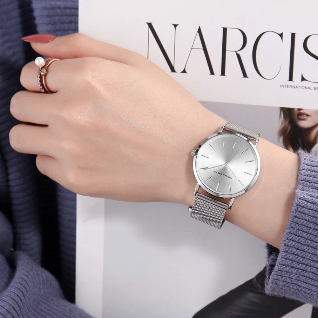 Luxe Stalen Armband Modehorloge