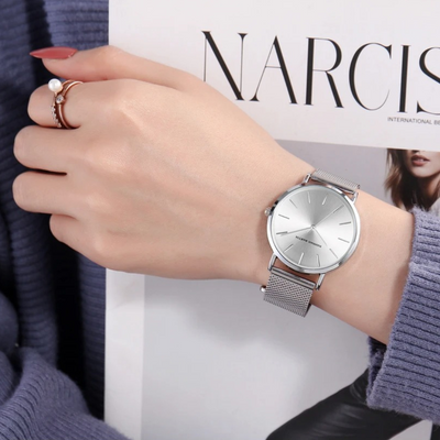 Luxe Stalen Armband Modehorloge