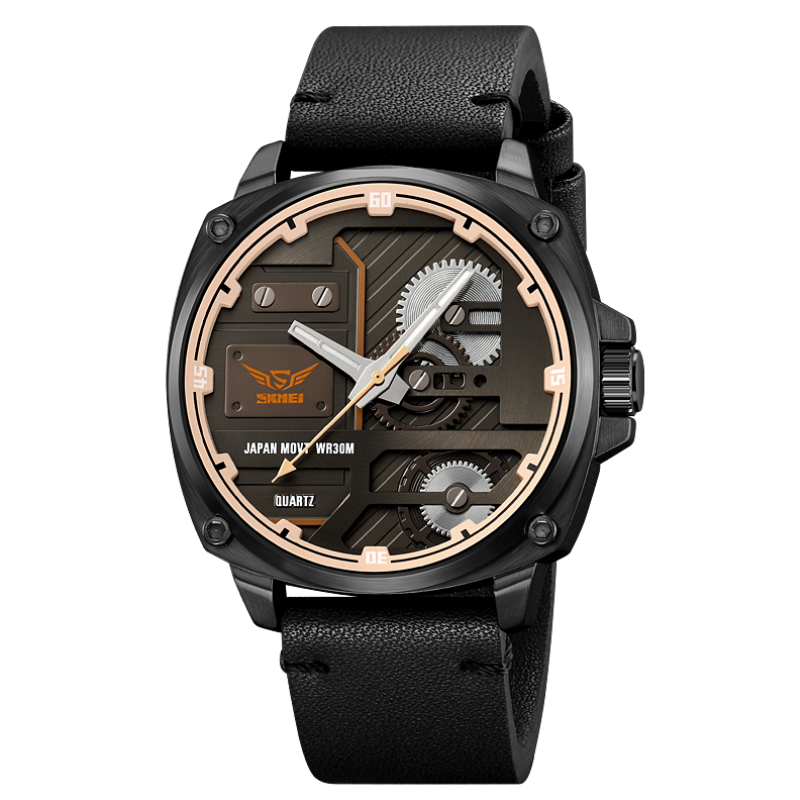van Wennink© - Kwarts Leren Herenhorloge