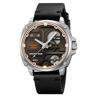 van Wennink© - Kwarts Leren Herenhorloge
