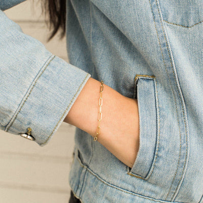 Archen kettingarmband | 18k Goud
