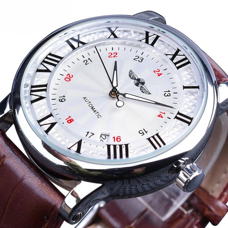 van Wennink© - Luxe Volautomatisch Leren Horloge