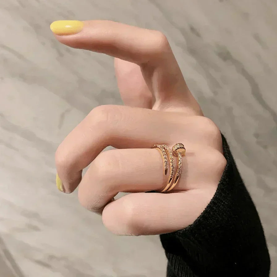 Verstelbare Ring Ateny | 18K Goud