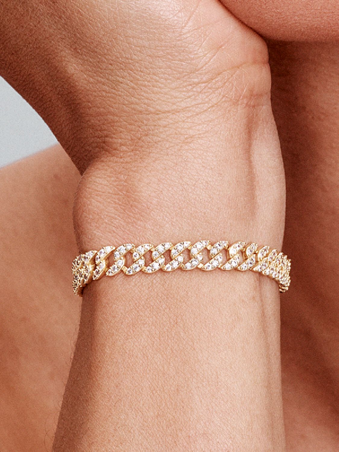 Moissaniet Cubaanse Armband | 18k Goud