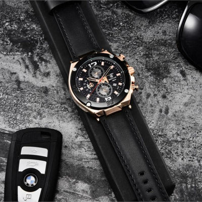 Kwarts Multifunctionele Sport Chronograaf Horloge