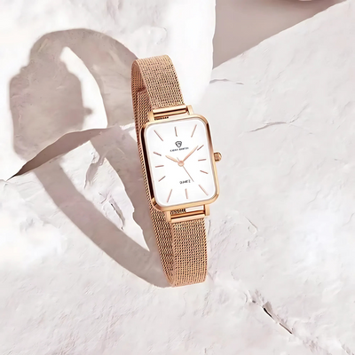 Mesh Band Minimalistische Quartz Horloge