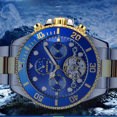 RVS Automatische Tourbillon Horloge