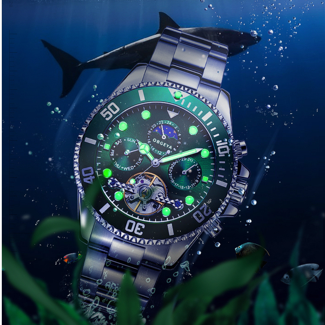 RVS Automatische Tourbillon Horloge