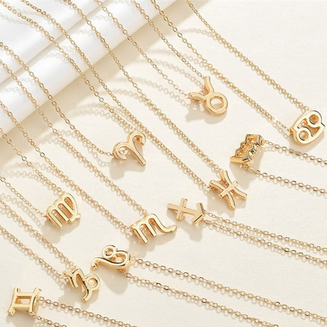 Celestique Halsketting met Sterrenbeeld | 18k Goud