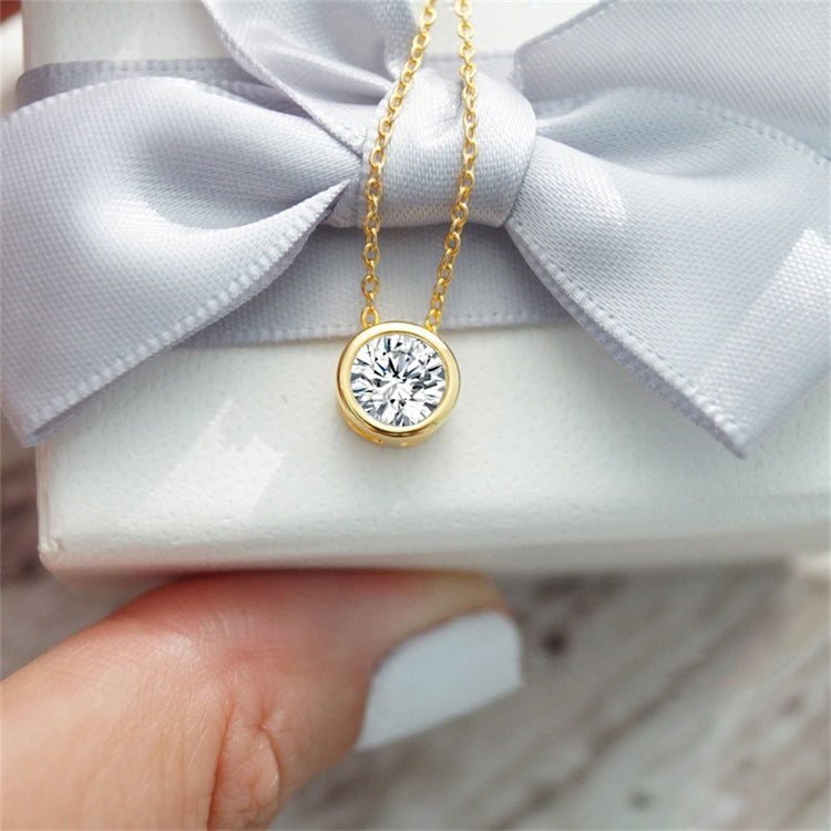 Amelia Halsketting met Geboortesteen | 18k Goud