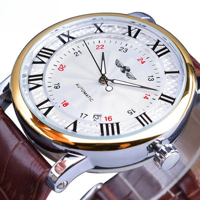 van Wennink© - Luxe Volautomatisch Leren Horloge