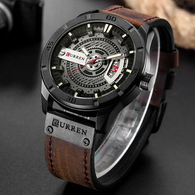 van Wennink© - Sportieve Militaire Herenhorloge met Kwarts