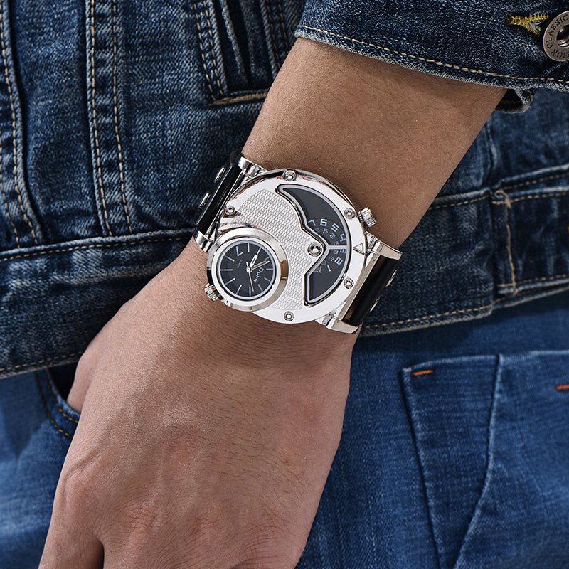 van Wennink© - Multi-tijdzone Leren Horloge met Band