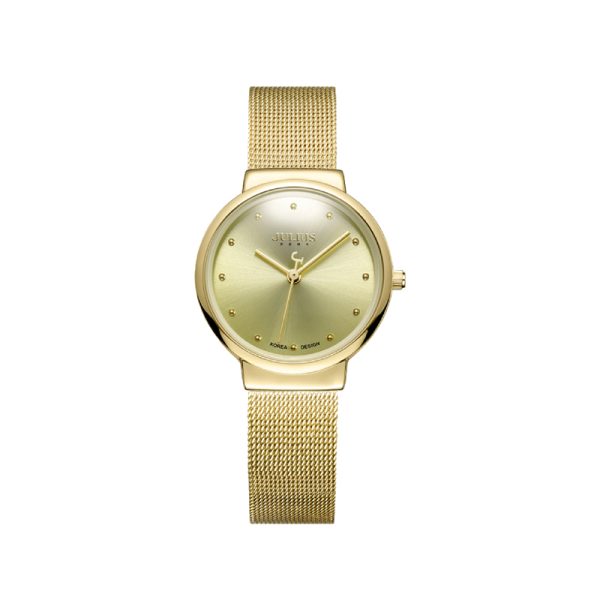 Ultra-Dunne Mesh Quartz Horloge