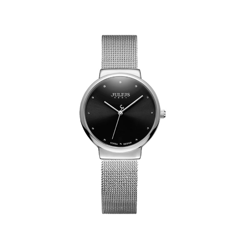 Ultra-Dunne Mesh Quartz Horloge
