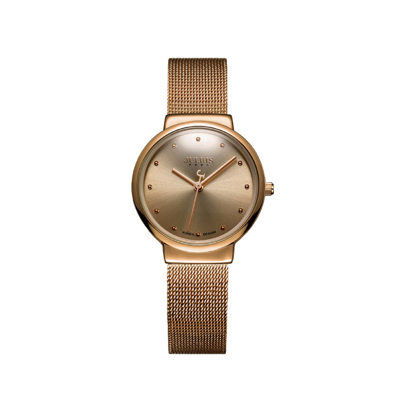 Ultra-Dunne Mesh Quartz Horloge