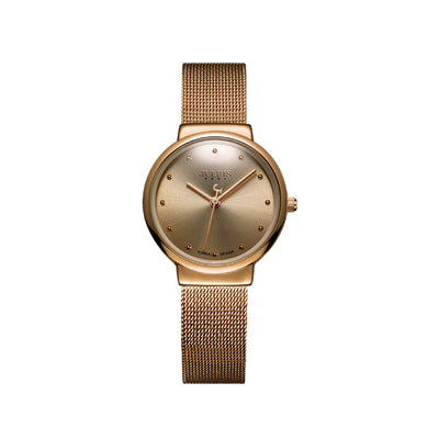 Ultra-Dunne Mesh Quartz Horloge