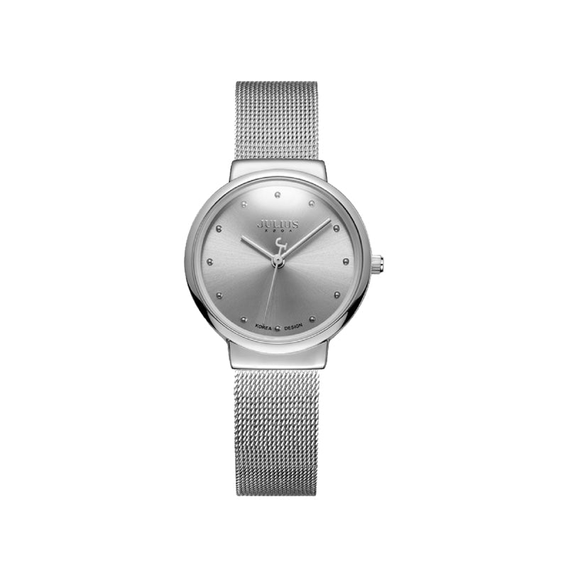 Ultra-Dunne Mesh Quartz Horloge