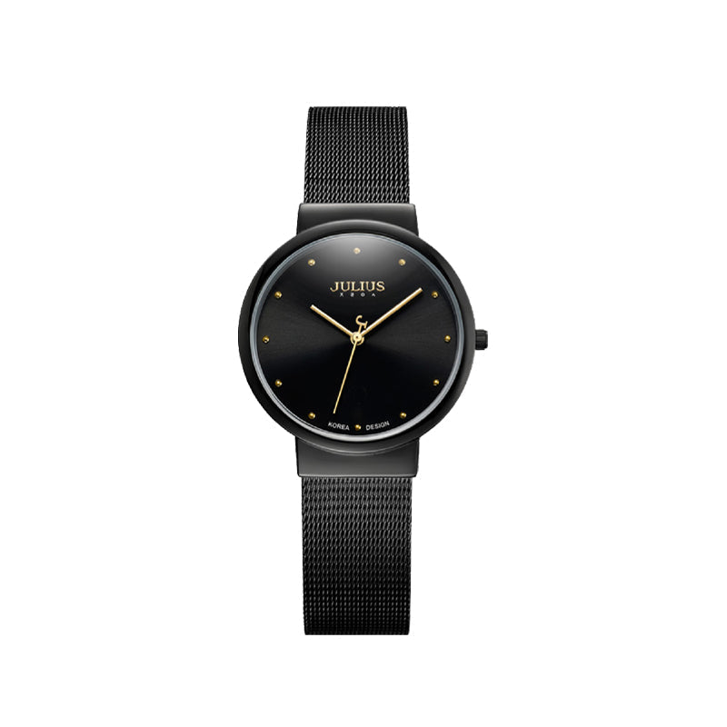 Ultra-Dunne Mesh Quartz Horloge