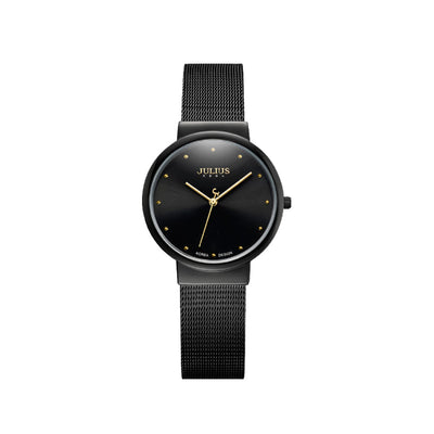 Ultra-Dunne Mesh Quartz Horloge
