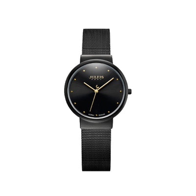 Ultra-Dunne Mesh Quartz Horloge
