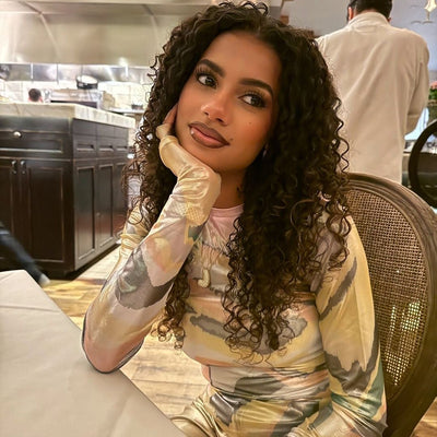 Naamketting Bubble met diamant | 18k Goud