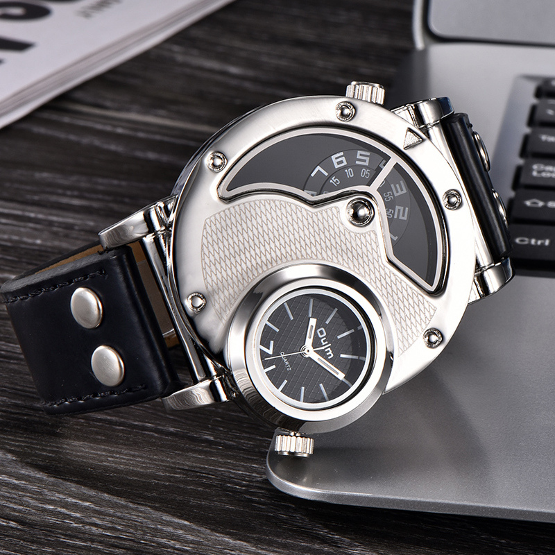 van Wennink© - Multi-tijdzone Leren Horloge met Band