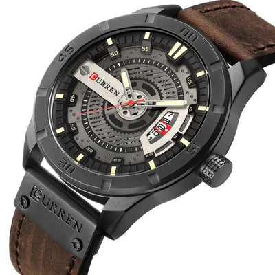 van Wennink© - Sportieve Militaire Herenhorloge met Kwarts