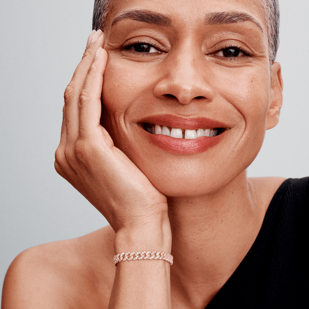 Moissaniet Cubaanse Armband | 18k Goud