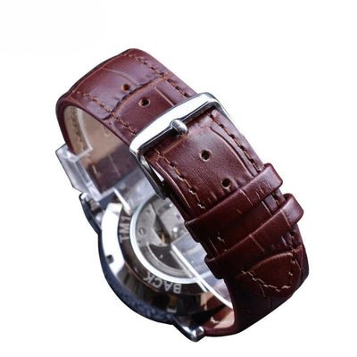 van Wennink© - Luxe Volautomatisch Leren Horloge