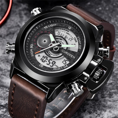 Dual Time Fashion Chronograaf Horloge