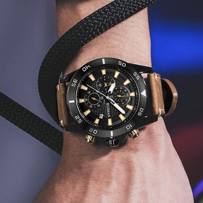 Dial Quartz Chronograaf Horloge