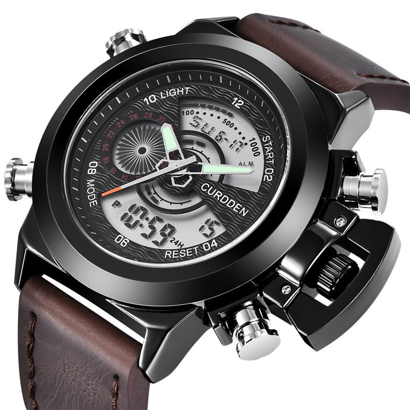 Dual Time Fashion Chronograaf Horloge