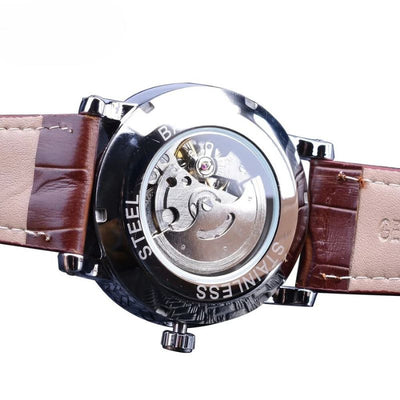 van Wennink© - Luxe Volautomatisch Leren Horloge