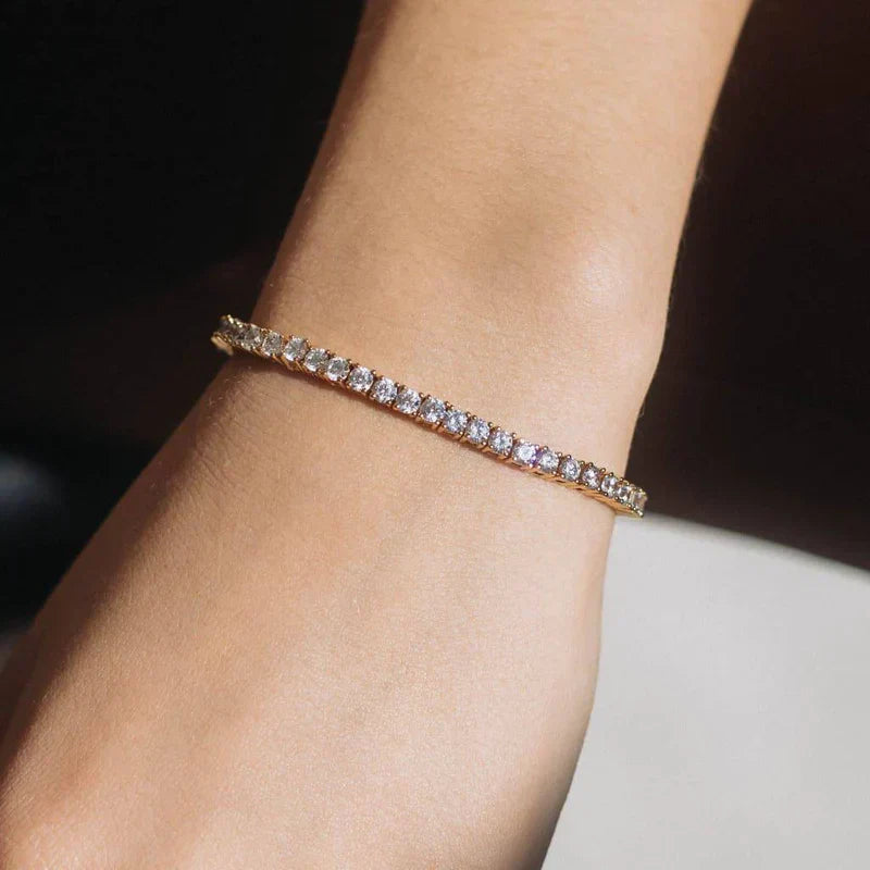 Tennisarmband Lillian | 18k Goud