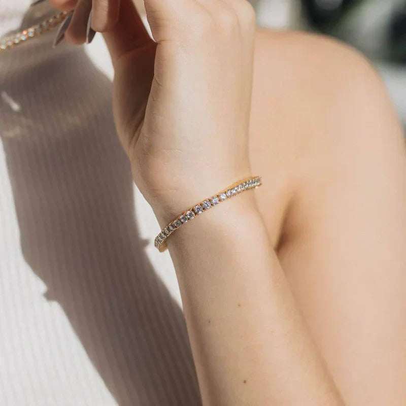 Tennisarmband Lillian | 18k Goud