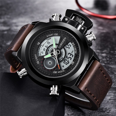 Dual Time Fashion Chronograaf Horloge