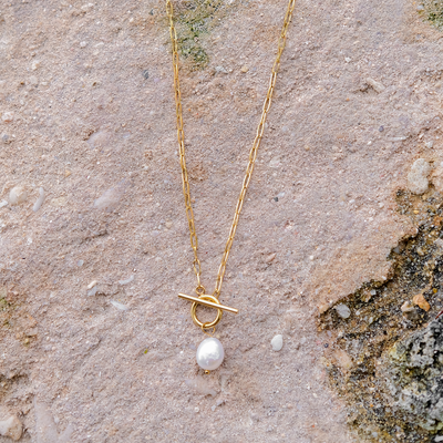 Afrodite Halsketting met Zoetwaterparels | 14k Goud