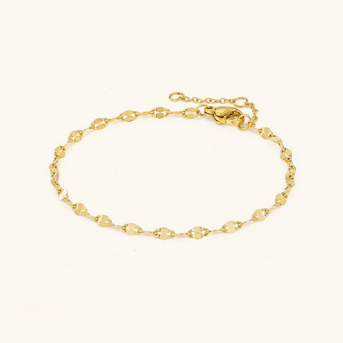 Ankelarmband Charlotte | 18k Goud