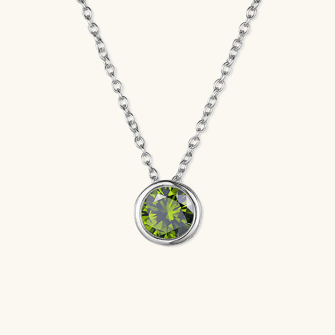 Amelia Halsketting met Geboortesteen | 18k Goud