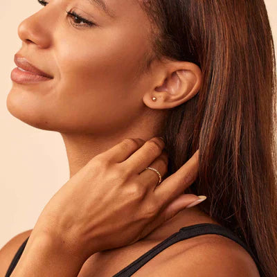 Gouden Parelvorm oorbellen | 16k Goud