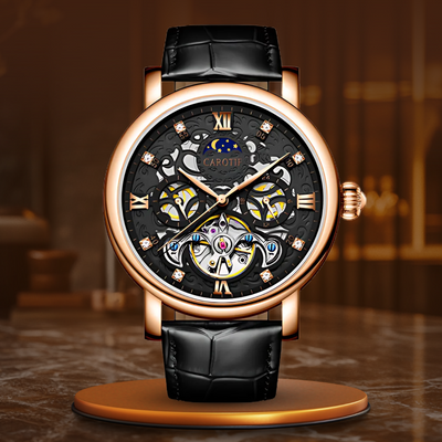 van Wennink© - Luxe leren horloge voor zakelijke doeleinden