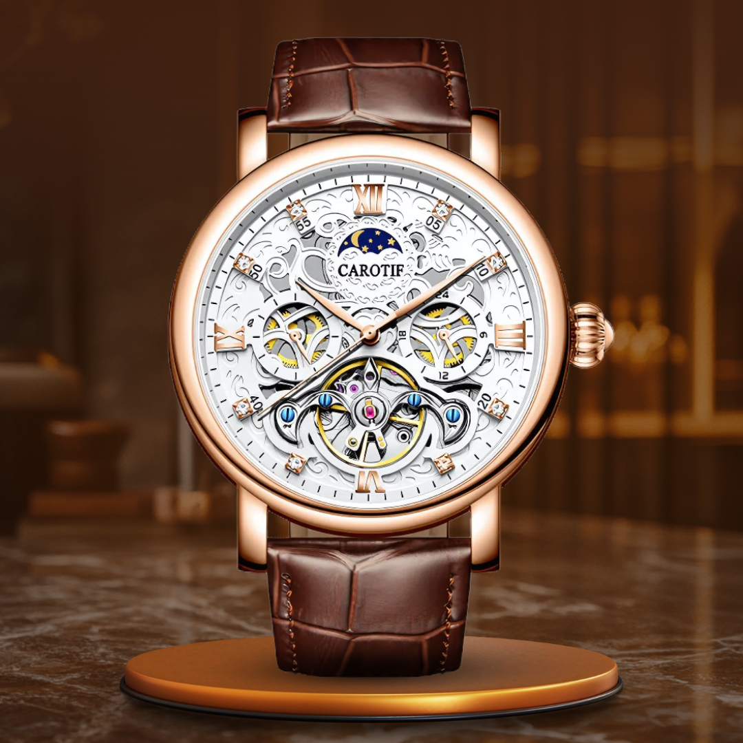 van Wennink© - Luxe leren horloge voor zakelijke doeleinden