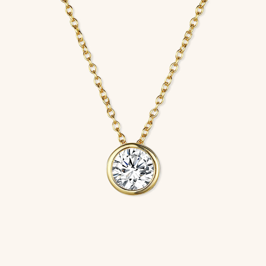 Amelia Halsketting met Geboortesteen | 18k Goud