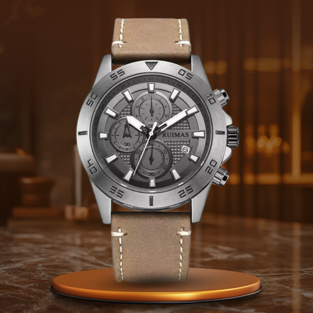 Dial Quartz Chronograaf Horloge