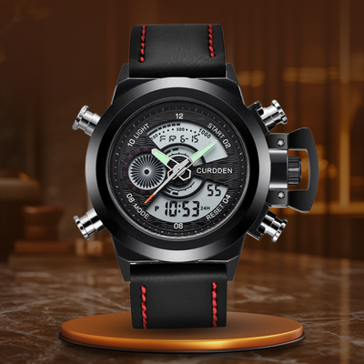 Dual Time Fashion Chronograaf Horloge