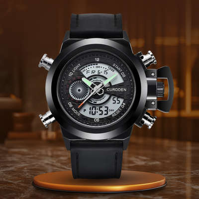 Dual Time Fashion Chronograaf Horloge