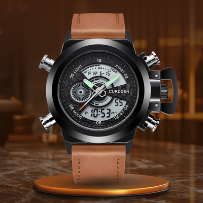 Dual Time Fashion Chronograaf Horloge